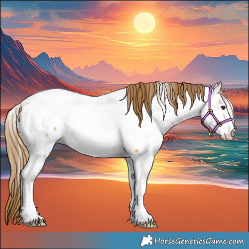 Horse Color:Buckskin Dun Frame Appaloosa Rabicano 