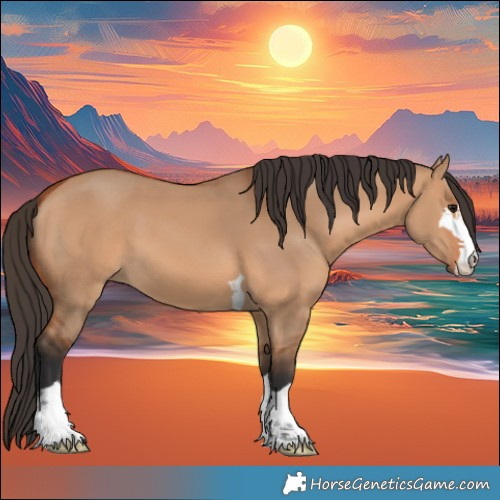 Horse Color:Bay Dun