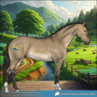 Horse Color:Buckskin Dun