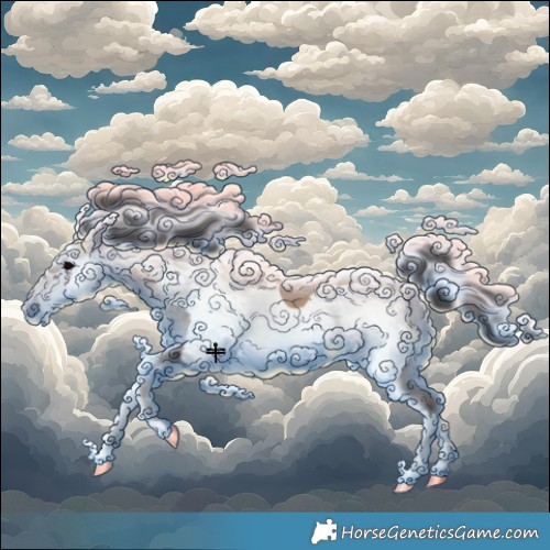 Horse Color:White Spotted Bay Onyx Frame 