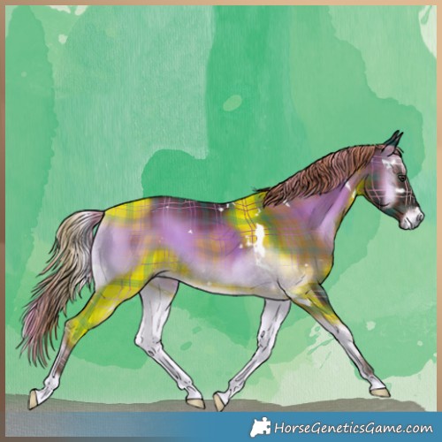 Horse Color:Plaid White Spotted Liver Red Onyx