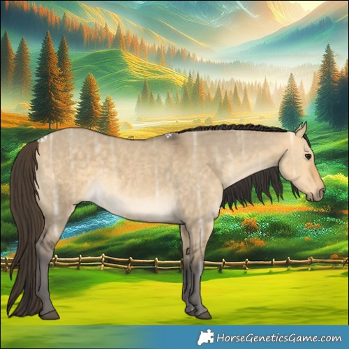 Horse Color:Buckskin Ice Dun 