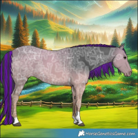 Horse Color:Painted Black Ice Tobiano 