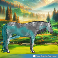 Horse Color:Painted Black Ice