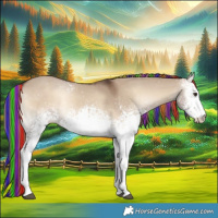 Horse Color:Painted White Spotted Liver Red Dun Onyx 