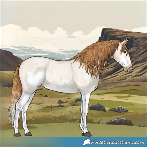 Horse Color:Red Dun Roan Splash Frame Rabicano 