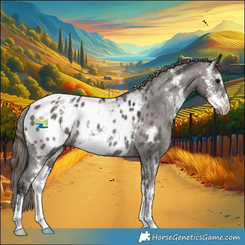 Horse Color:Smoky Grullo Sabino Blanket Rabicano 