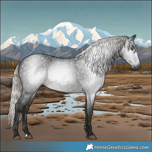 Horse Color:Gray Silver Buckskin 
