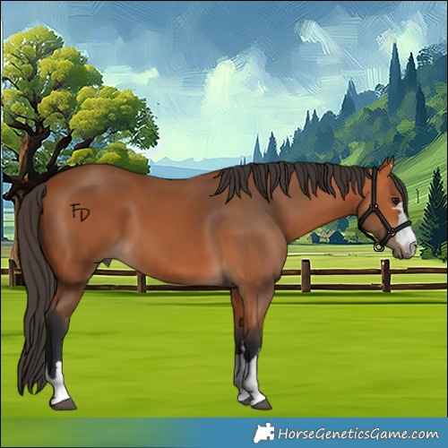 Horse Color:Bay 