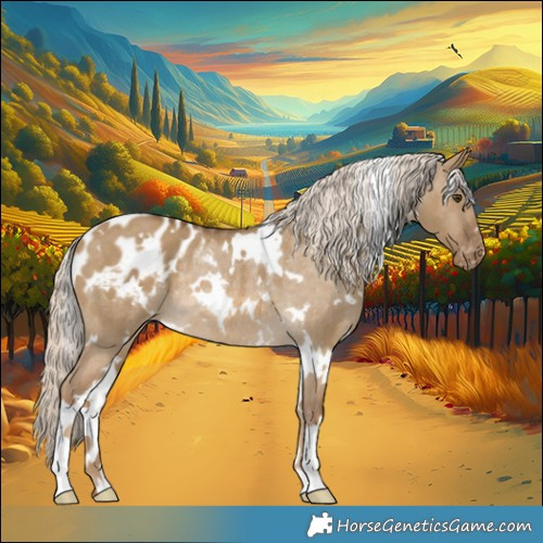 Horse Color:White Spotted Chocolate Palomino Dun Appaloosa Rabicano 