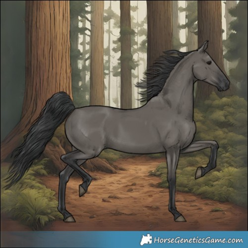 Horse Color:Grullo 