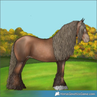 Horse Color:Gray Liver Chestnut Pearl Mushroom