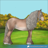 Horse Color:Liver Chestnut Pearl Mushroom 