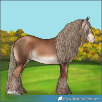 Horse Color:Gray Liver Chestnut Pearl Mushroom 