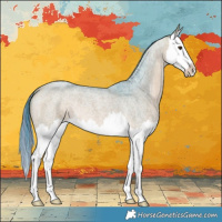Horse Color:Painted Watercolor Buckskin Roan Dun Splash 
