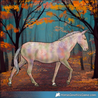 Horse Color:Nacre Silver Brown Ice Pearl 
