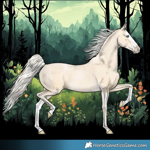Horse Color:Cremello Splash  and Palomino Pearl Splash 