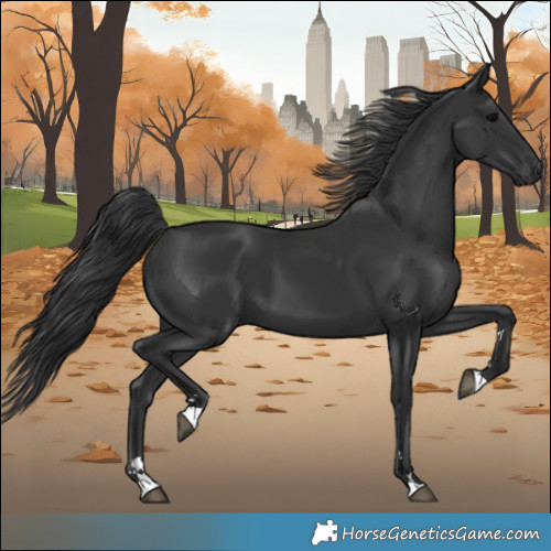 Horse Color:Black 