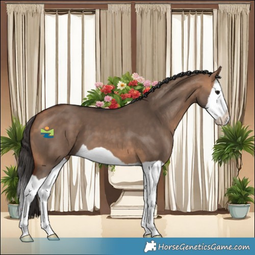Horse Color:Bay Dun Splash 