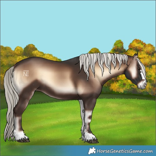 Horse Color:Liver Red Onyx Mushroom 