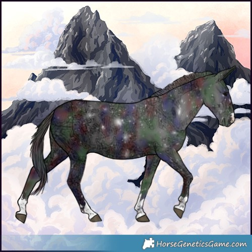 Horse Color:Nacre Smoky Black Ice