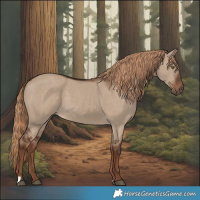Horse Color:Liver Red Dun 