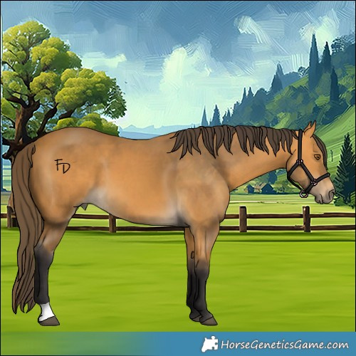 Horse Color:Buckskin 