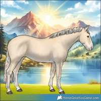 Horse Color:Palomino Dun Splash