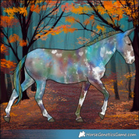Horse Color:Painted Nacre White Spotted Liver Chestnut 