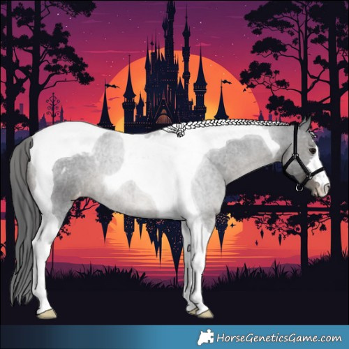 Horse Color:Black Tobiano Appaloosa 