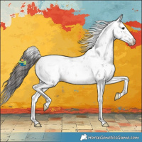 Horse Color:Brown Mushroom Sabino Appaloosa 
