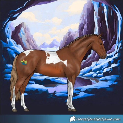 Horse Color:Chestnut Tobiano