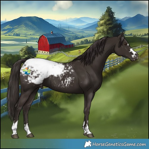 Horse Color:Liver Chestnut Snowcap 