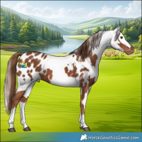 Horse Color:Chestnut Appaloosa and Chestnut Sabino Splash Appaloosa