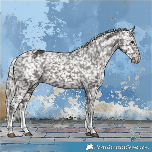 Horse Color:White Spotted Liver Chestnut Mushroom Blanket 