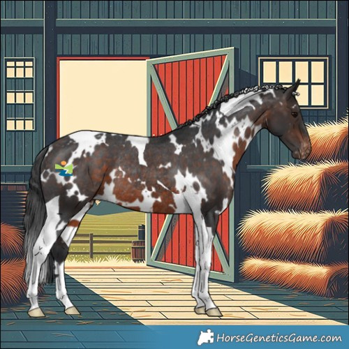 Horse Color:White Spotted Brown Tobiano Appaloosa Rabicano 