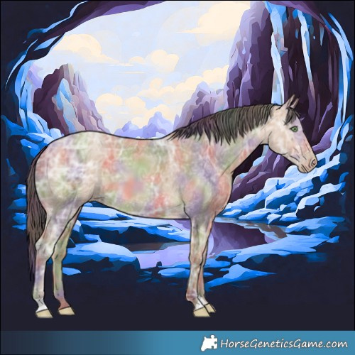 Horse Color:Nacre Amber Champagne Ice