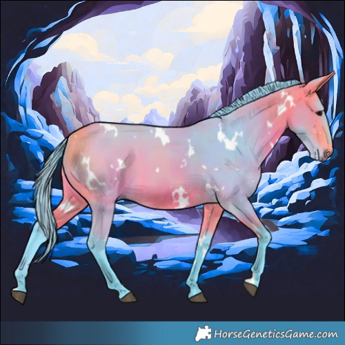 Horse Color:Watercolor White Spotted Buckskin