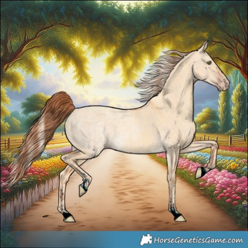 Horse Color:Void Gold Champagne Ice Dun  and Gold Cream Champagne Ice Dun 