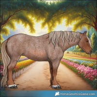 Horse Color:Red Roan 