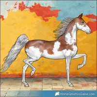 Horse Color:Silver Brown Splash 