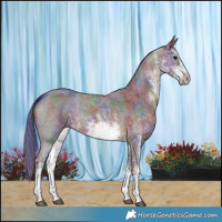 Horse Color:Painted Nacre White Spotted Brown 