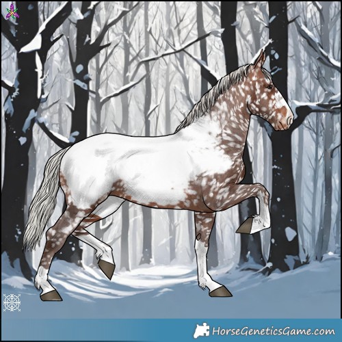 Horse Color:Silver Brown Appaloosa 