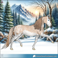 Horse Color:Red Dun Ice Splash 
