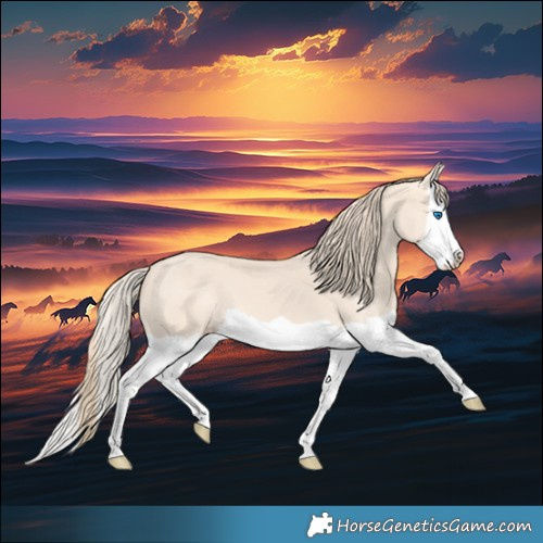 Horse Color:Perlino Splash 