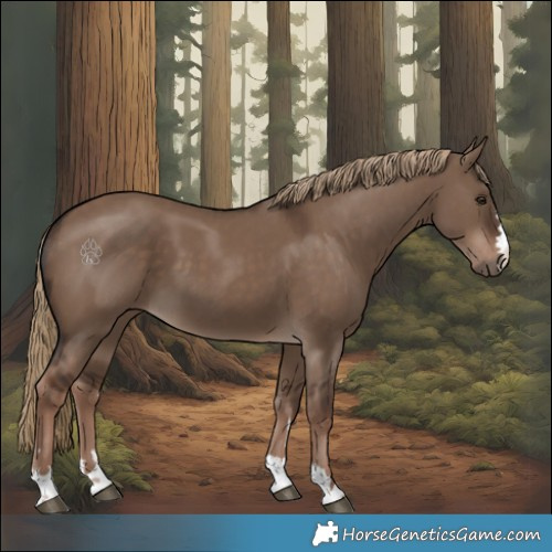 Horse Color:Liver Red Dun