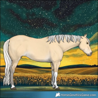 Horse Color:Silver Buckskin Dun Tobiano 