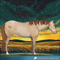 Horse Color:Gray Smoky Grullo Pearl 