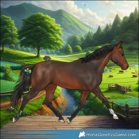 Horse Color:Bay  and Bay 