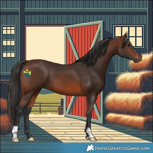 Horse Color:Brown 